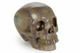 Realistic, Polished Chohua Jasper Skull #382011-2
